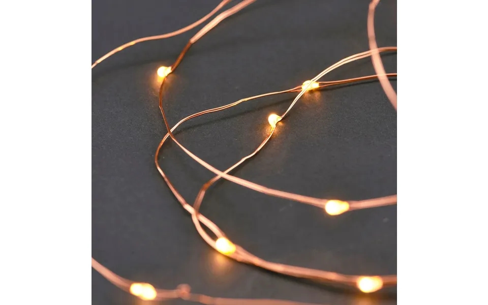 Lyskæde I Kobber - 10 Meter Lang