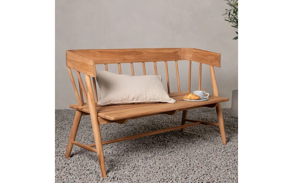 Burma - Havebænk I Massiv Teaktræ