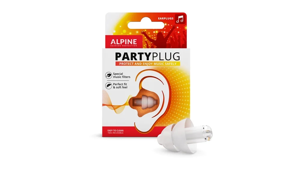 Alpine Partyplug Ørepropper 1 Par