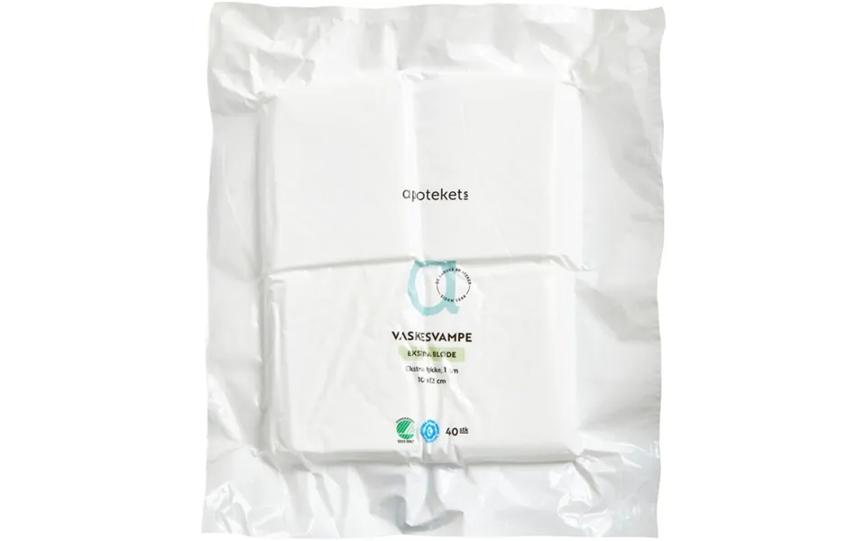 Apotekets Vaskesvampe 40 Stk