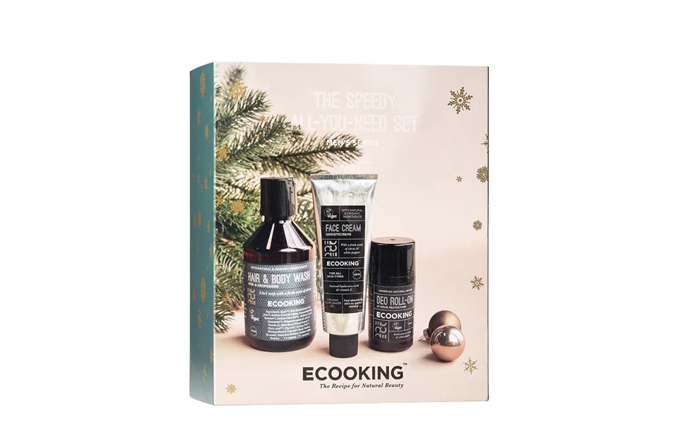 Ecooking Men Skincare - Black Cardboard Box