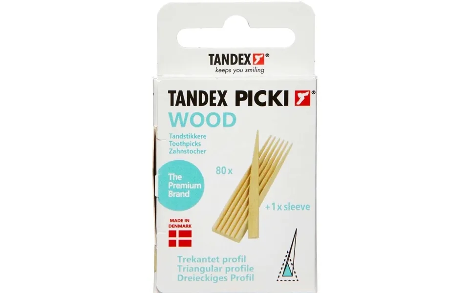 Tandex Tandstikker Træ 80 Stk