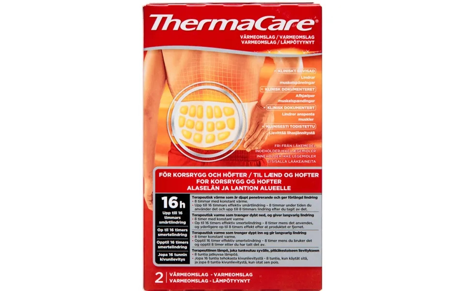 Thermacare Ryg & Hofte 2 Stk
