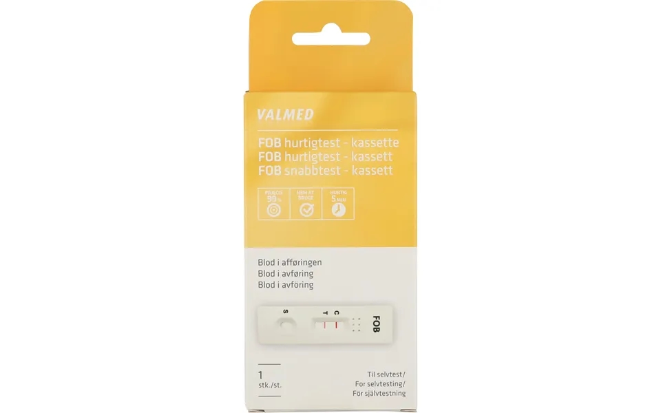 Valmed Fob Blod I Afføring Test 1 Stk