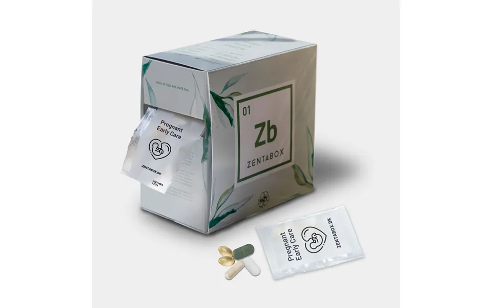 Zentabox Pregnant Early Care Kosttilskud 30 Stk