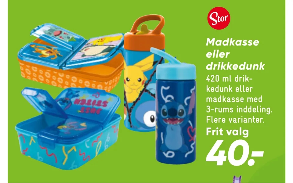 Madkasse Eller Drikkedunk