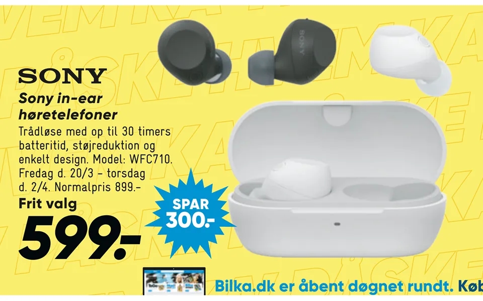 Sony In-ear Høretelefoner