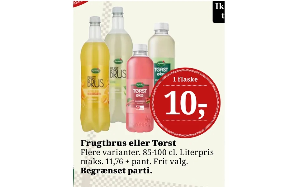 Frugtbrus Eller Tørst