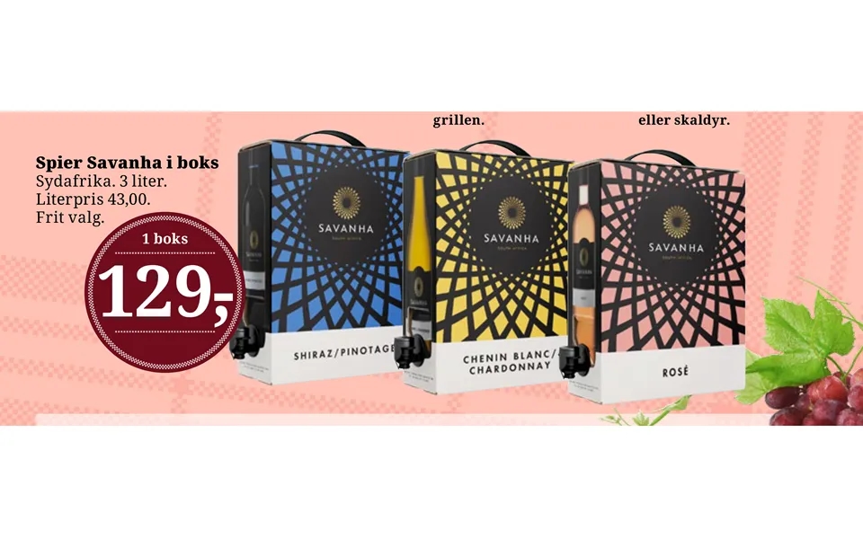 Spier Savanha I Boks