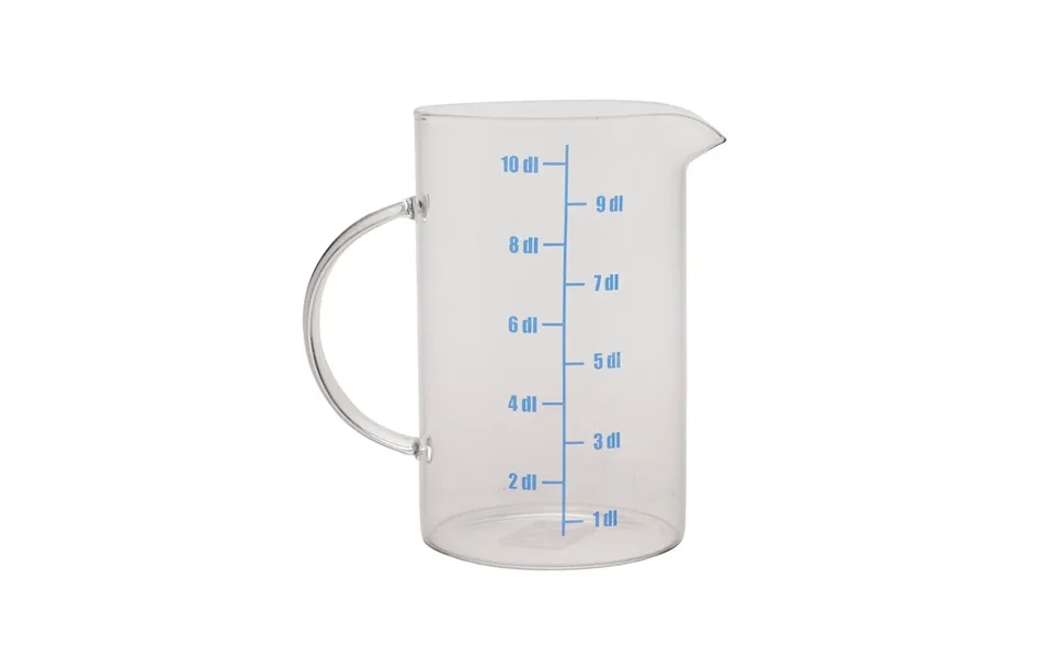 Målebæger, Klar Blå - 10 Dl.
