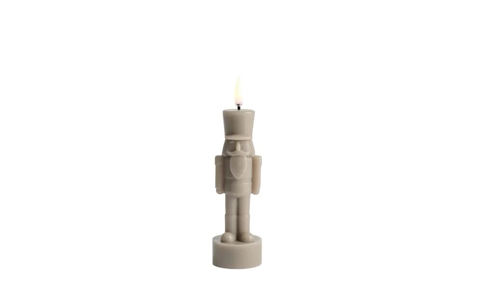 Nutcracker Led Lys, Sandstone - H16,5 Cm