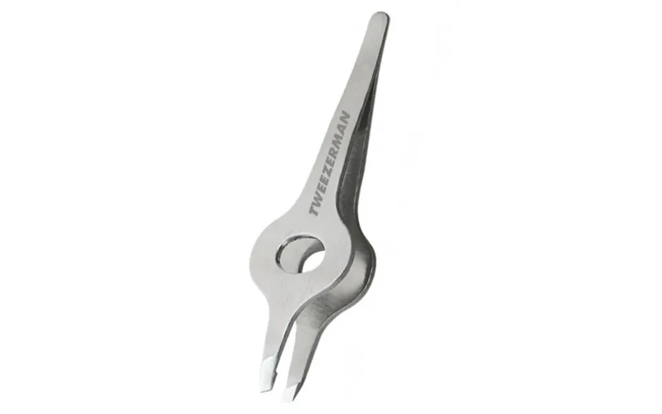 Tweezerman Pro Wide Grip Slant Tweezer Silver