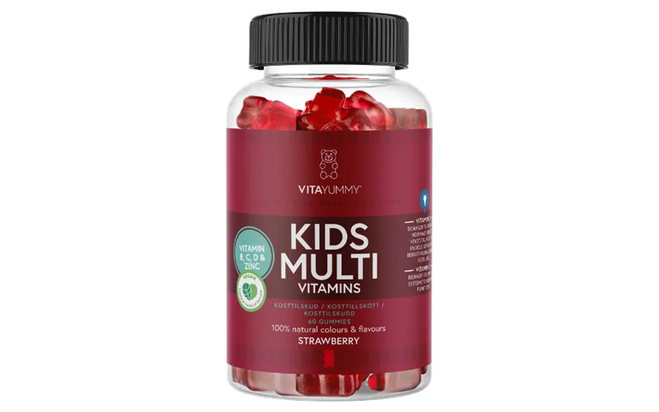 Vitayummy Kids Multi Vitamins Strawberry Stop Beauty Waste 60 Stk