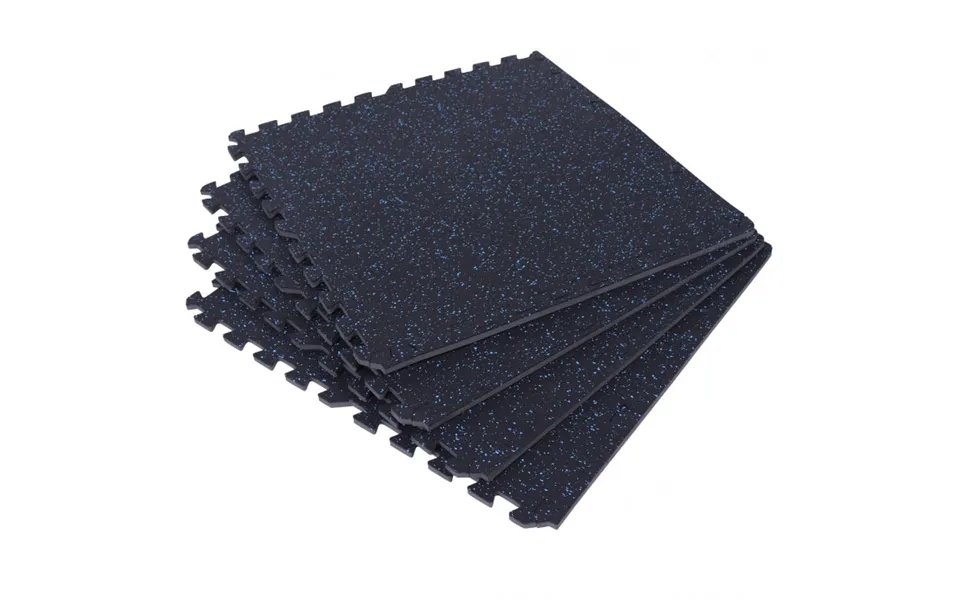 Fitnessgulv Gummi 1 Cm Tykt 58,5 X56 Cm