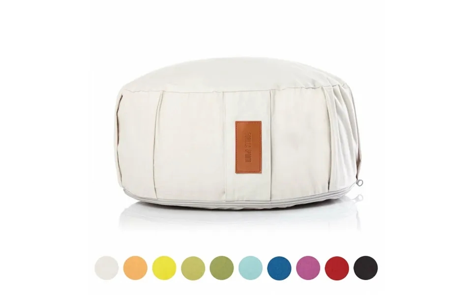 Yogapude Sandfarve Rund