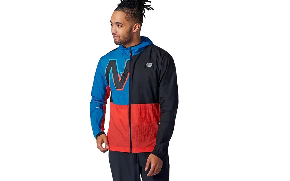 New Balance Printed Impact Run Light Pack Løbejakke Herre