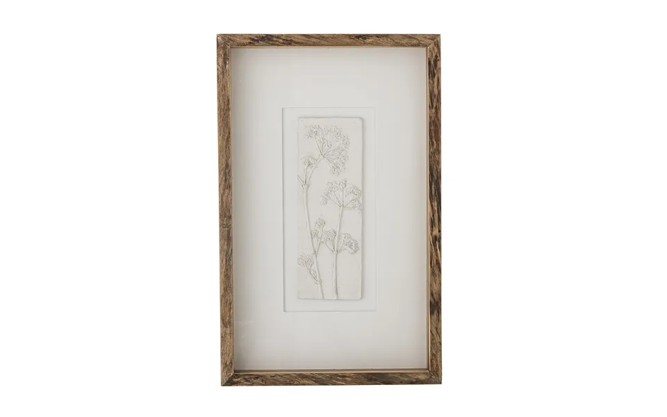 Creative Collection Mey Illustration Billede, M. Blomster, Rektangulær - Natur Fyrretræ 48,5x30,5