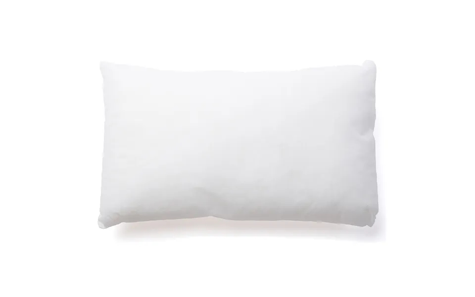 Kave Home Fluff Fyldpude - Hvid Stof I Genbrugsfibre Og Polyesterfiber 50x30