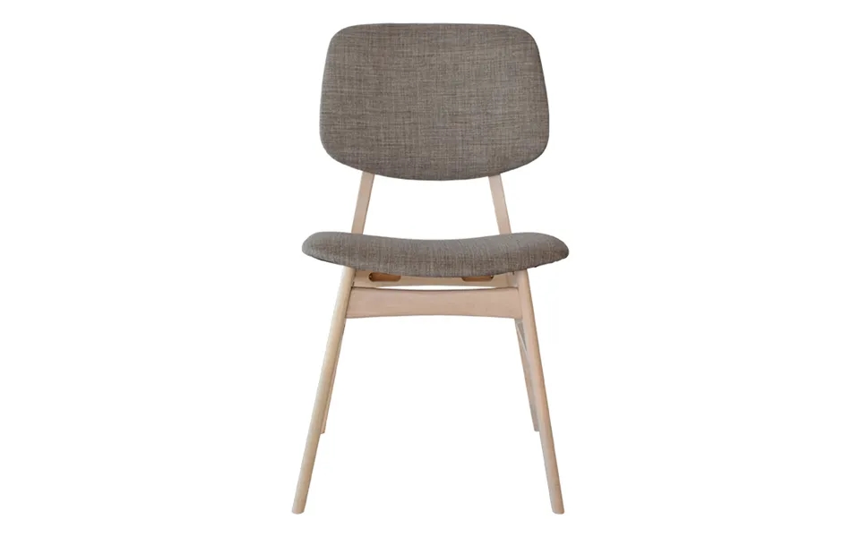 Rge Malte Spisebordsstol - Grå Stof, Uden Armlæn