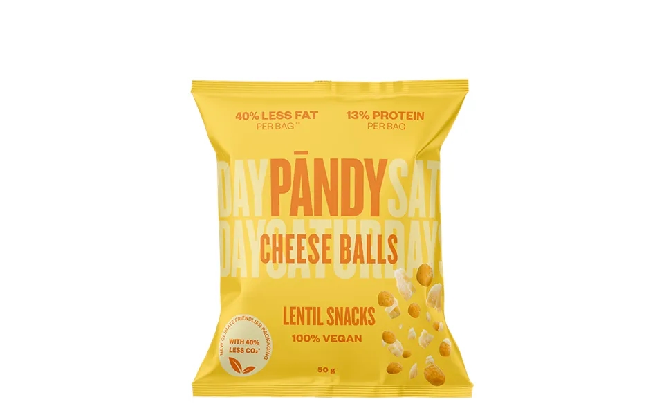 Pandy Lentil Snacks Cheese Balls 50