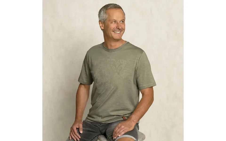 Herre T-shirt - Salviegrøn