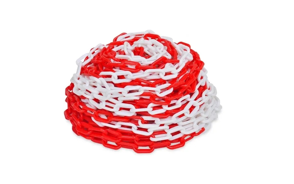 Advarselskæde 2 Stk. 30 M Plastik Rød Og Hvid