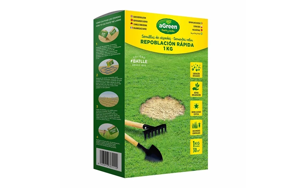 Agreen Græsfrø - Hurtig Reparation 1 Kg