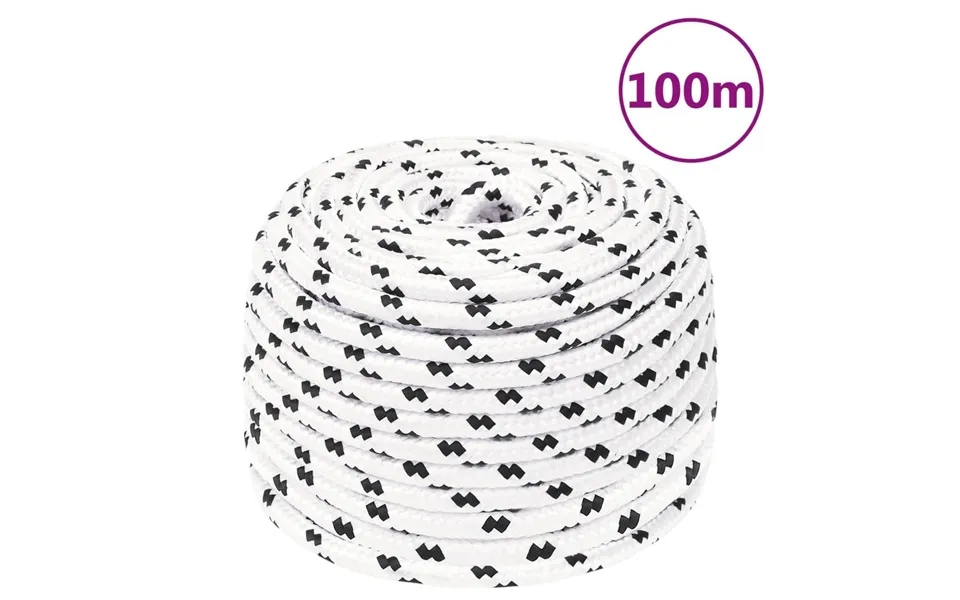 Arbejdsreb 10 Mm 100 M Polyester Hvid