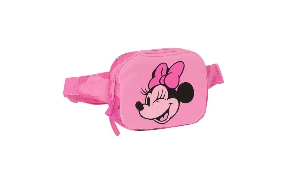 Bæltetaske Minnie Mouse - Loving Pink, 14 × 11 × 4 Cm