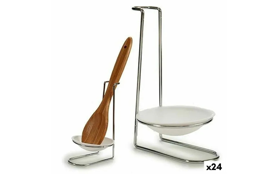 Bestikholder Skestøtte Kinvara - Sølvfarvet, 10 × 18 × 11 Cm 24 Stk