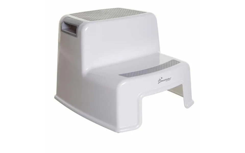 Børneskammel Med 2 Trin Dreambaby - Hvid Grå