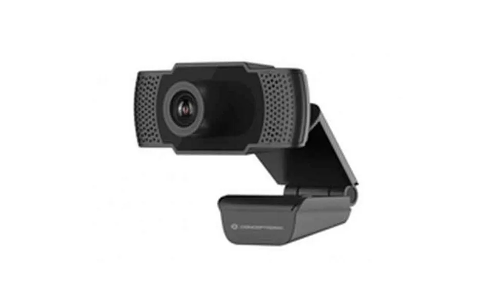 Conceptronic Amdis Gaming Webcam - Full Hd 1080p, Sort Grå