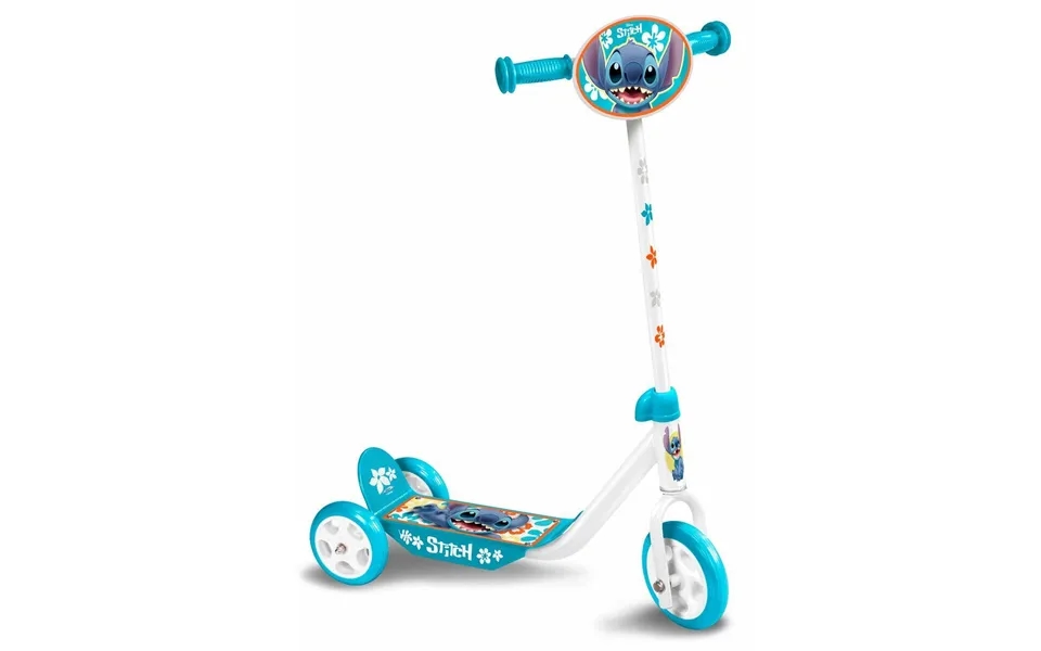 Disney Løbehjul - Stitch, Lyseblå, 3 Hjul