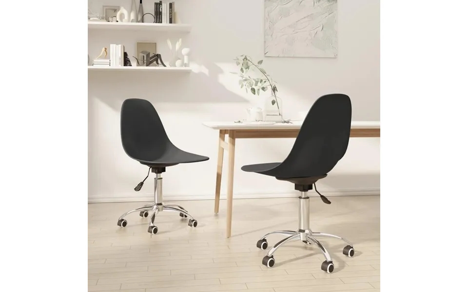 Drejelige Spisebordsstole 2 Stk. Pp Lysegrå