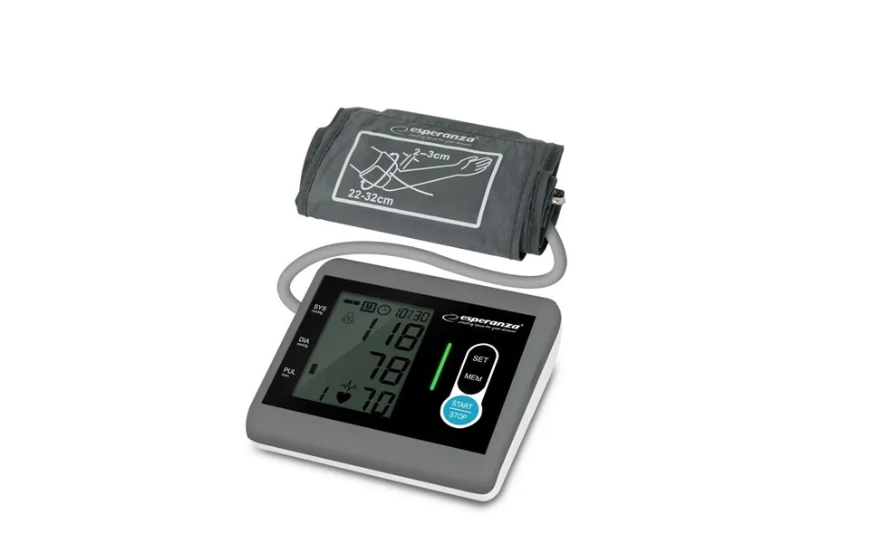Esperanza Ecb004 Blodtryksmåler Til Overarm - Grå