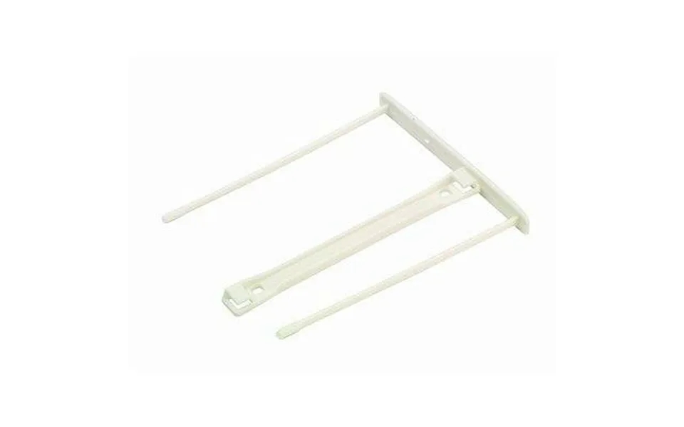 Fellowes Pro Clip Fastgørelsesordning, 100 Stk - Hvid, Genbrugt Plastik 10,1 × 9,2 × 0,9 Cm