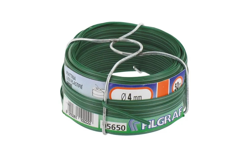 Filgraf Lamineret Metaltåd, Grøn - 4 Mm × 50 M