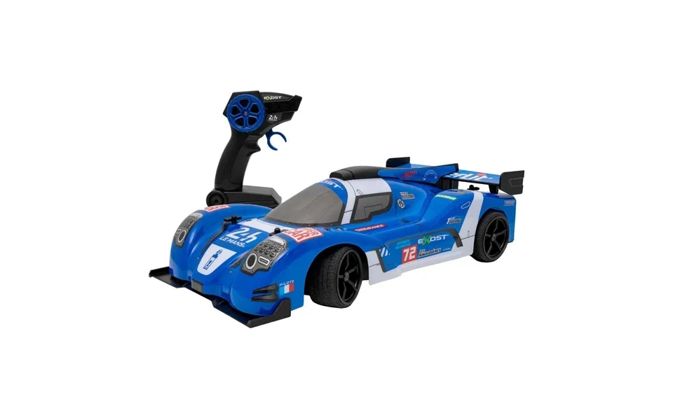 Fjernstyret Bil Exost 24h Le Mans 1 14 - Blå