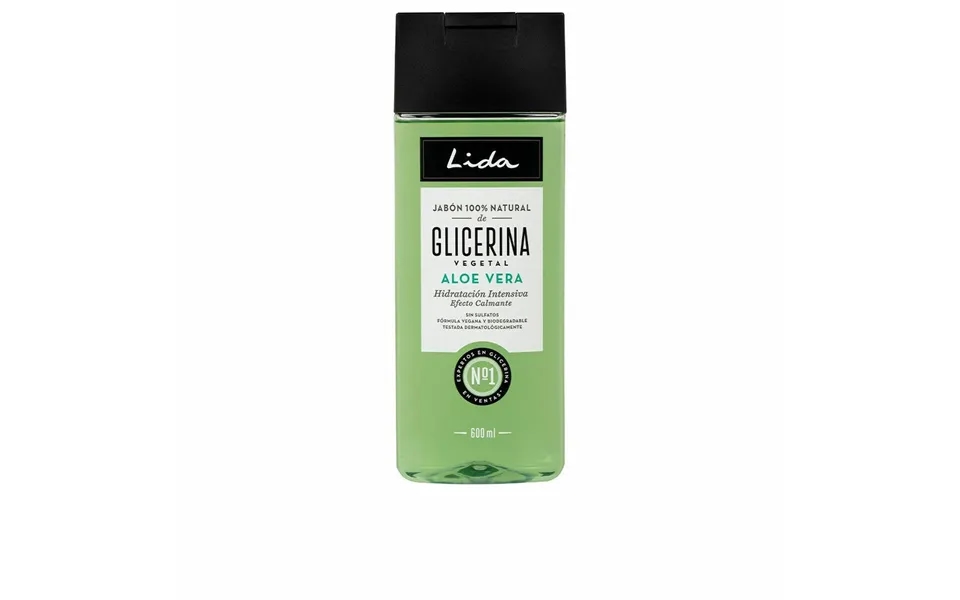 Flydende Sæbe Til Kroppen Med Aloe Vera - Lida Natural 600 Ml