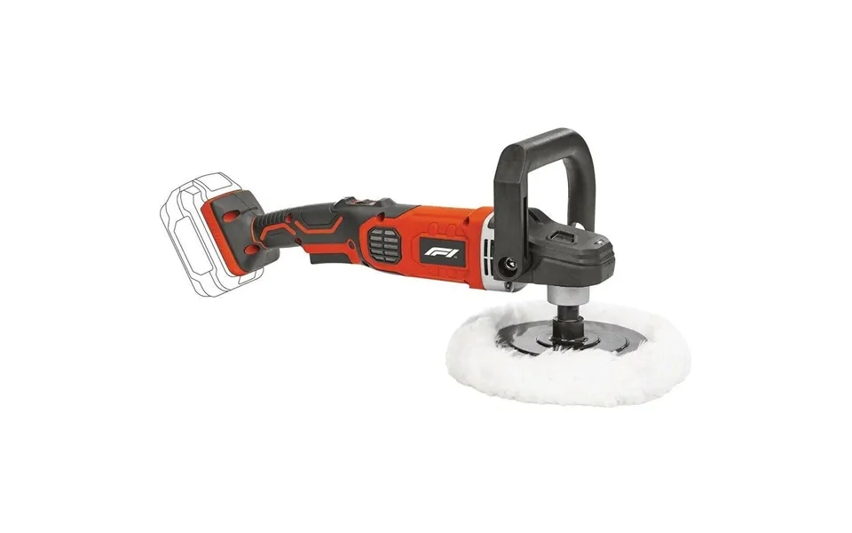 Formula 1 Pm200 Batteridrevet Polermaskine 20 V - Rød, 180 Mm