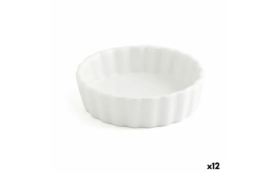 Gastro Fun Snackbakker - Hvid Keramik 10,5 × 3 Cm 12 Stk.