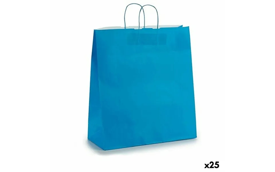 Gavepose Papir - Blå, 25 Stk., 46 × 57,5 × 16 Cm