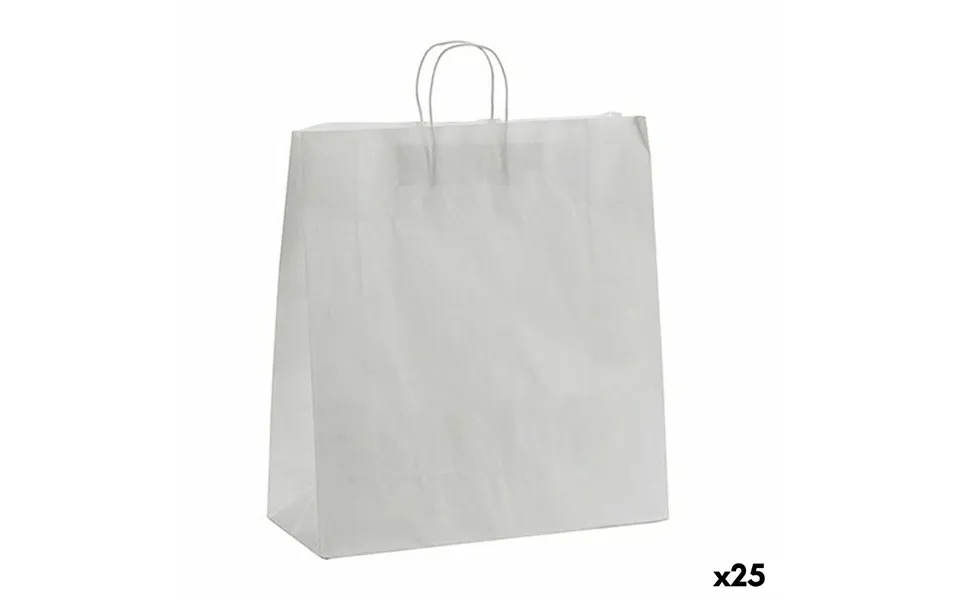 Gavepose Papir - Hvid 46 × 16 × 59 Cm 25 Stk