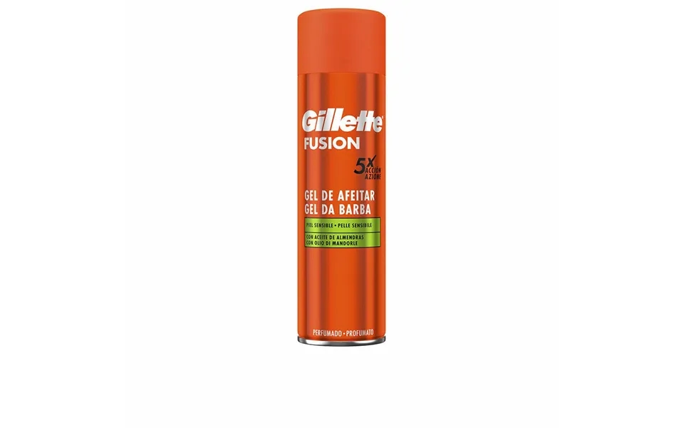 Gillette Fusion Barbergel Til Følsom Hud 200 Ml
