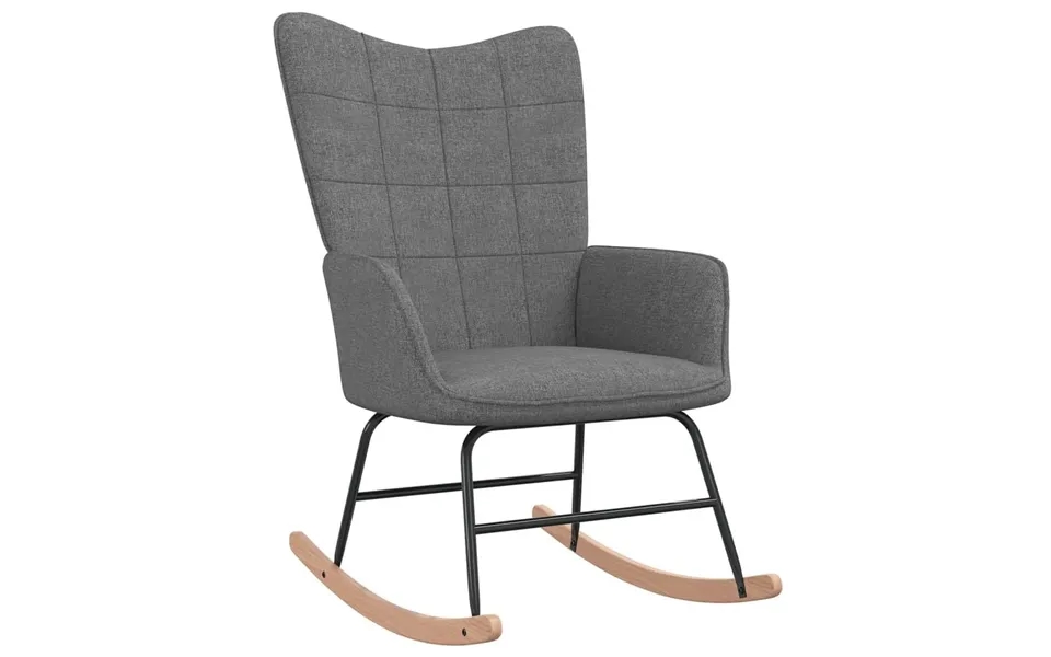 Gyngestol Stof Mørkegrå