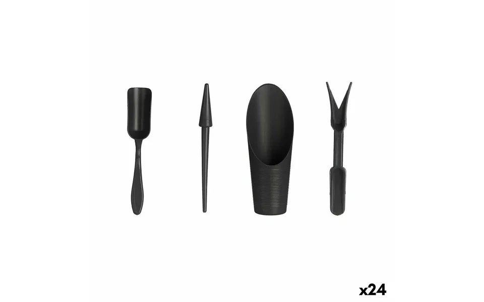Haveredskabssæt Ibergarden - Antracit, Polypropylen 24 Enheder