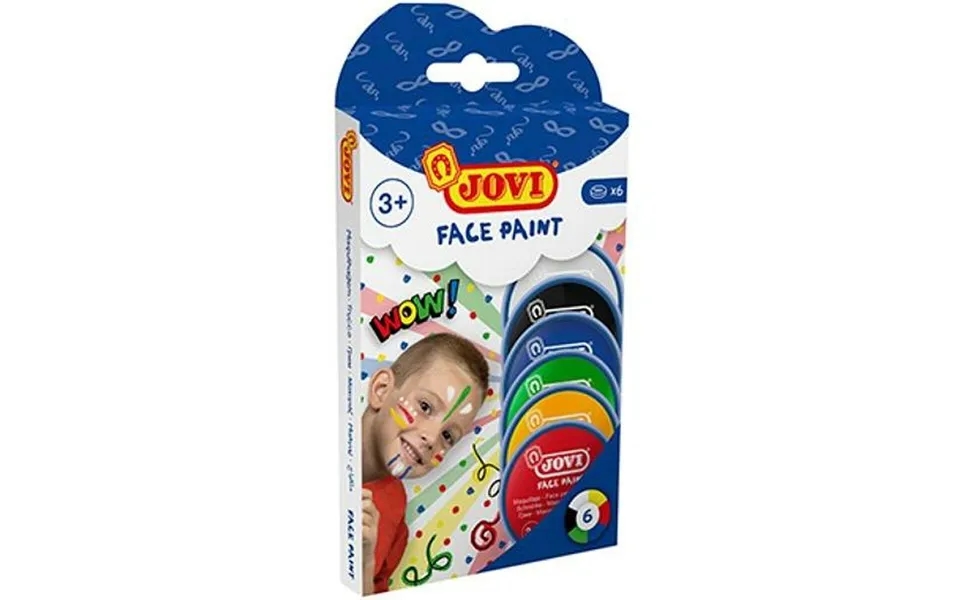 Jovi Ansigtsfarver - 6 Farver, 8 Ml