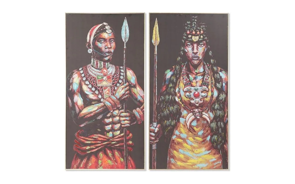 Lærred - Kolonistil, 60 × 5 × 120 Cm, Sort