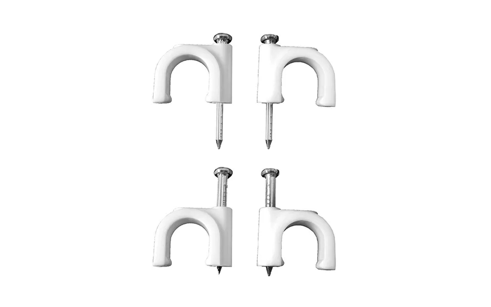 Lapafil Kabelclips N 10 - 2 × 6 Mm, Hvid 100 Stk.