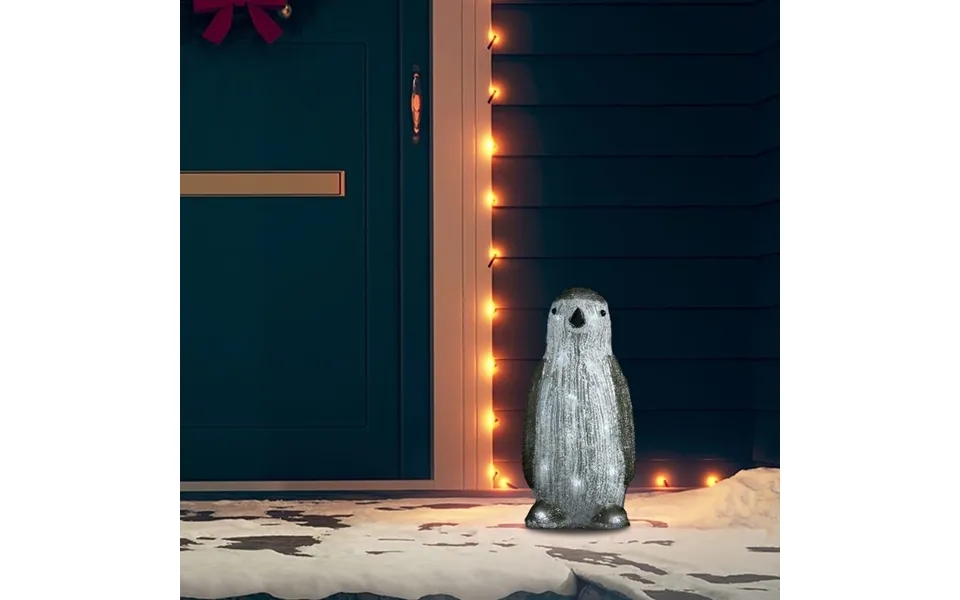 Led-julepingvin 30 Cm Indendørs Udendørs Akryl